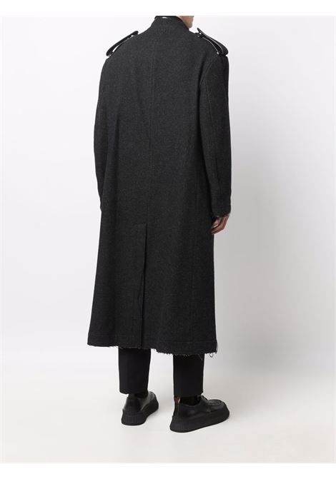 cappotto lungo con collo alla coreana YOHJI YAMAMOTO pour homme | Cappotto | HX-C18-1111